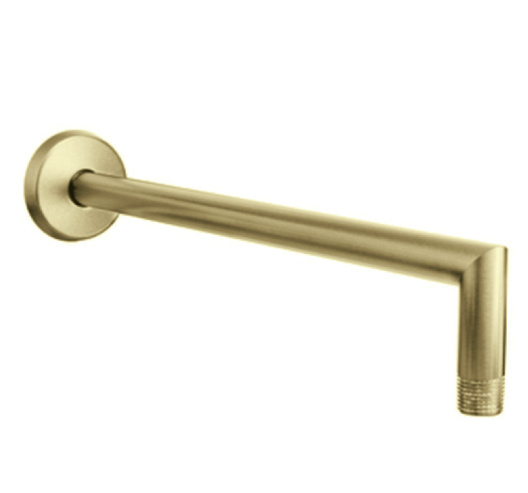 355mm Straight Round Wall Shower Arm - Available in 5 Colours