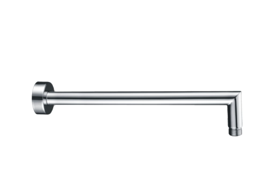 355mm Straight Round Wall Shower Arm - Available in 5 Colours