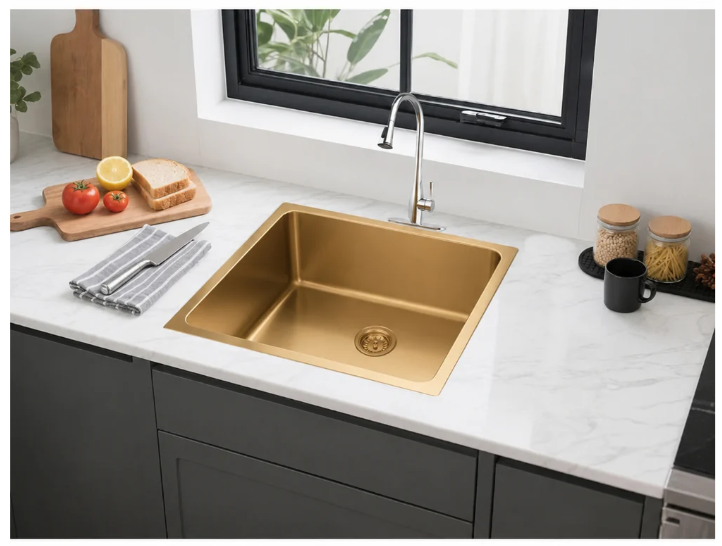 450*450*220mm SS Sink - Available in 4 Colours