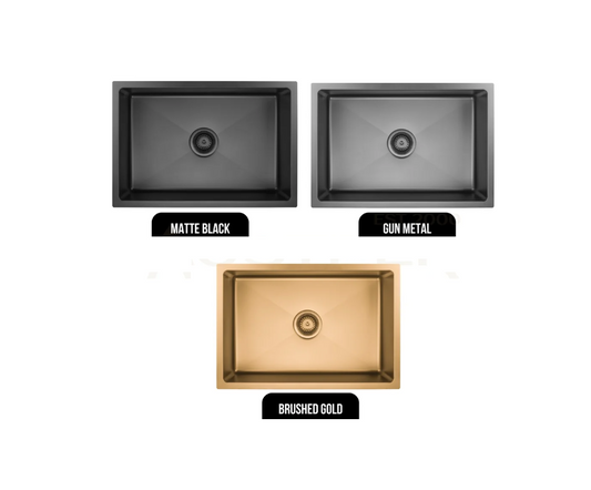 660*450*220mm SS Sink - Available in 3 Colours
