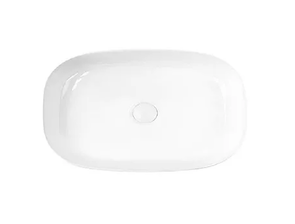 KHEUB SQUARE CURVED LARGE RECTANGULAR BASIN 610*375*120