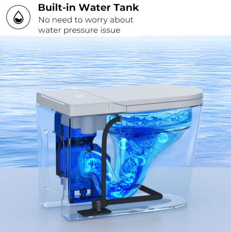 ZENMO IQ Compact Built-in Water Tank Smart Toilet