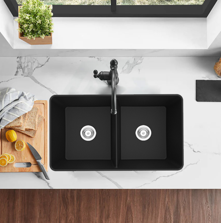 Quartz FARMHOUSE 838*482*262mm Kitchen Sink - Available in 3 Colours