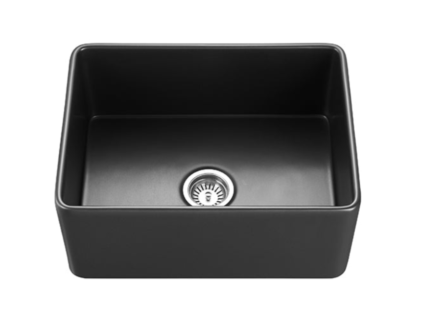 Fireclay farmhouse sink 600*451*253mm - Available in 2 Colours