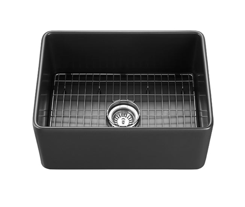 Fireclay farmhouse sink 600*451*253mm - Available in 2 Colours