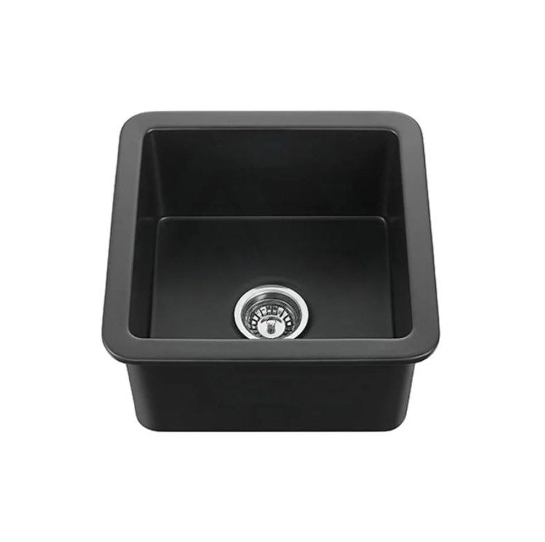 Fireclay Square Insert/Undermount Sink 457*457*228mm - Available in 2 Colours