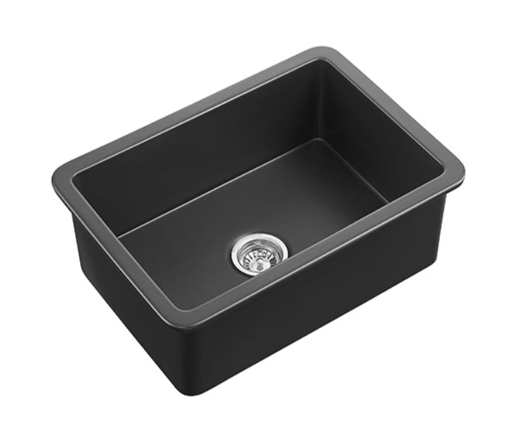 Fireclay Square Insert/Undermount Sink 677*470*282mm - Available in 2 Colours