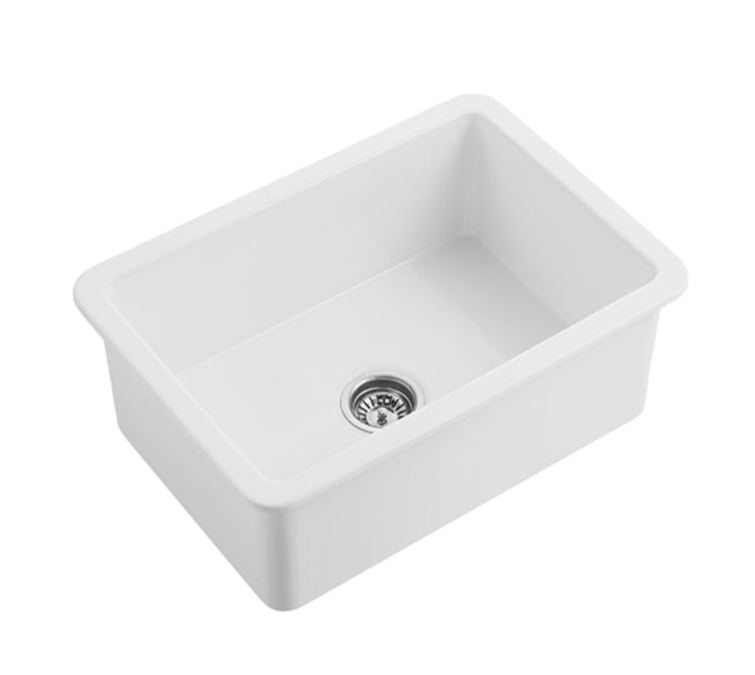Fireclay Square Insert/Undermount Sink 810*480*255mm - Available in 2 Colours
