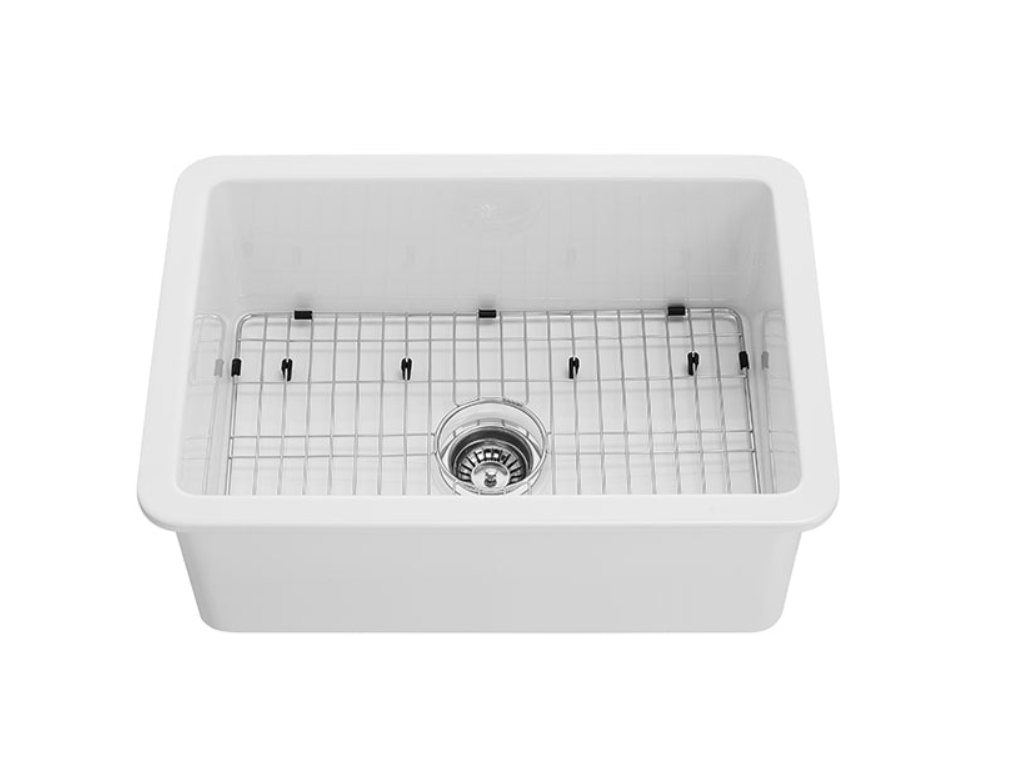 Fireclay Square Insert/Undermount Sink 810*480*255mm - Available in 2 Colours