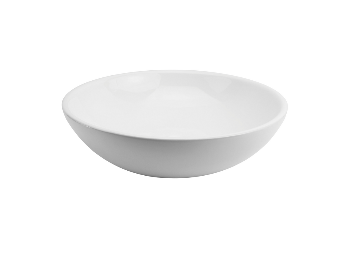 410*410*120 KROHLI ROUND WHITE GLOSS CERAMIC VANITY BASIN