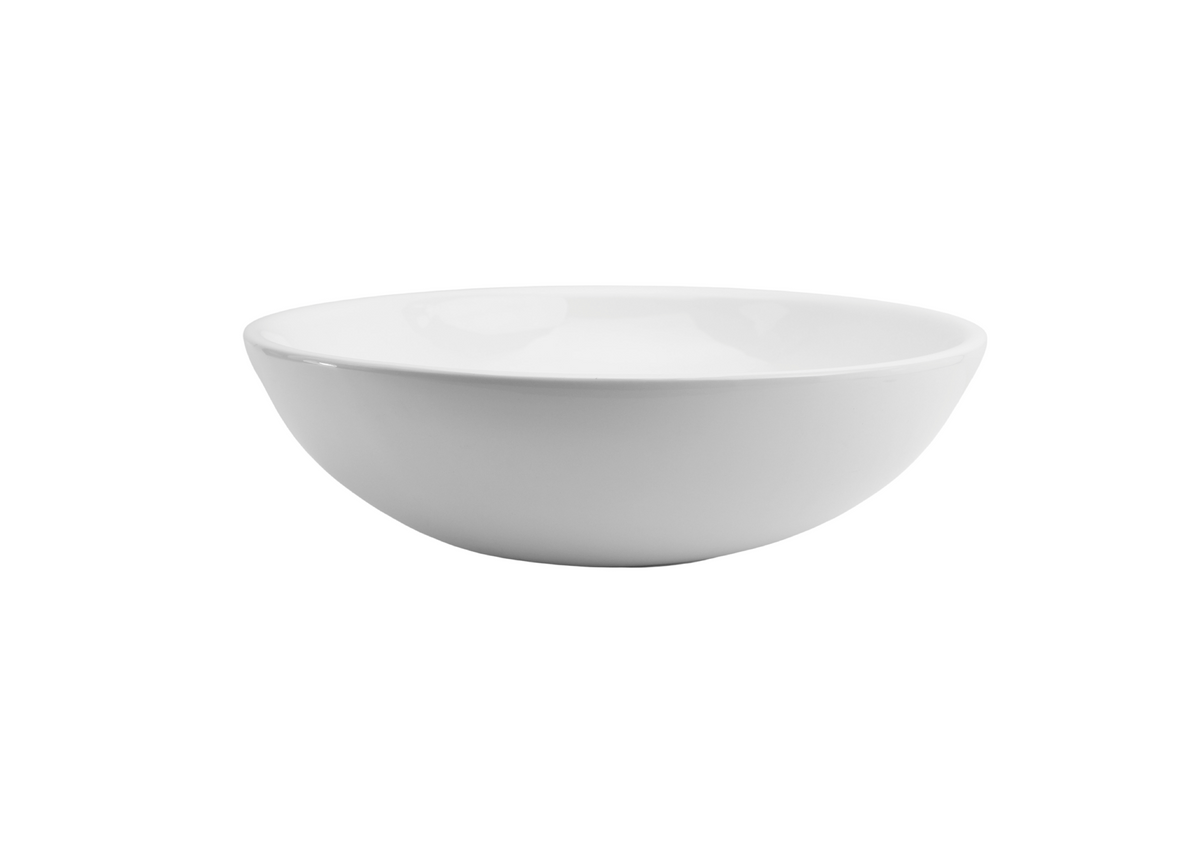 410*410*120 KROHLI ROUND WHITE GLOSS CERAMIC VANITY BASIN