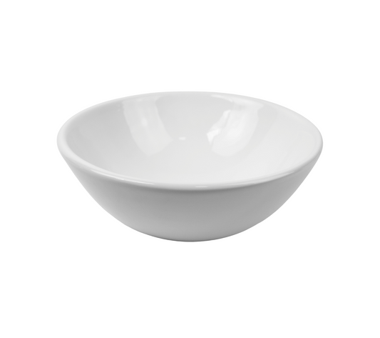 285*285*110 KROHLI ROUND COMPACT WHITE GLOSS COUNTER BASIN