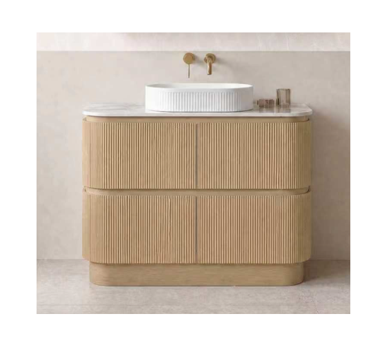 900mm Kingley Fluted Vanity