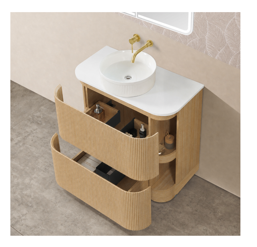 900mm Kingley Fluted Vanity