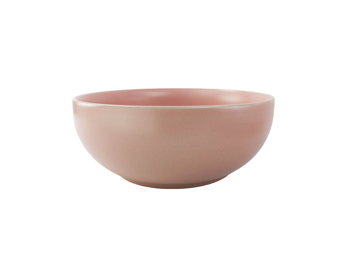 350*350*140 KROHLI Round Matte Creamy Pink Compact Countertop Vanity Basin