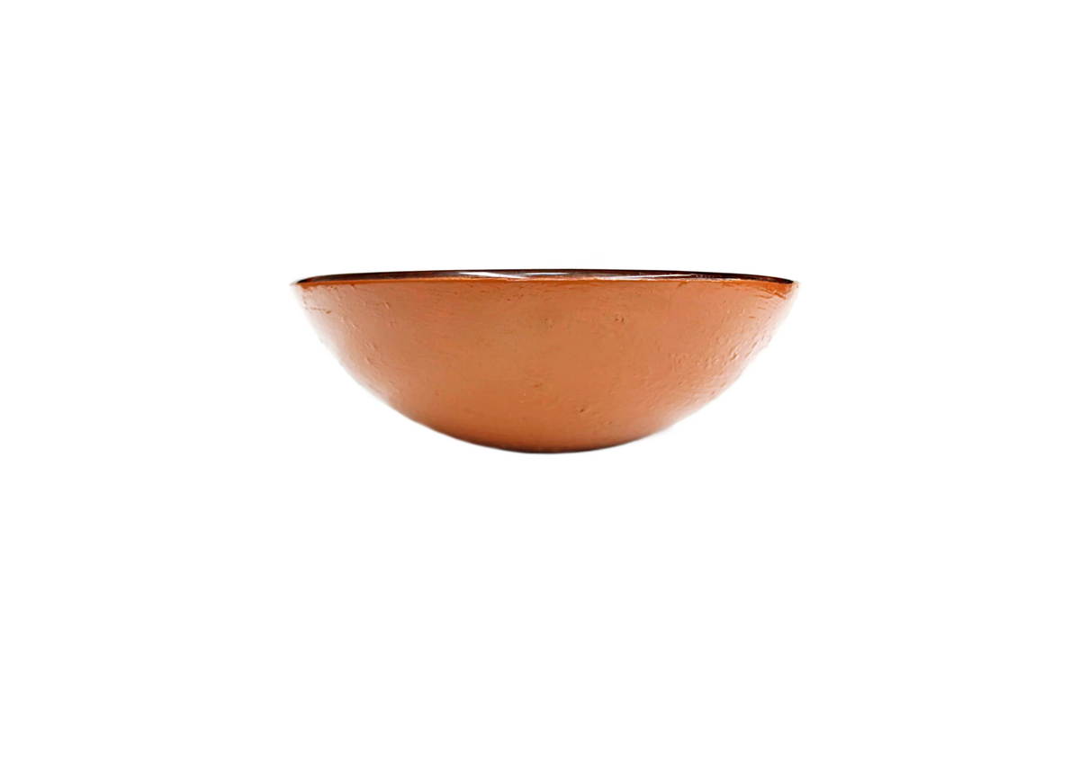 GOLDEN PALACE 420*140 Red * Gold & Orange Round Tempered Glass Vanity Basin