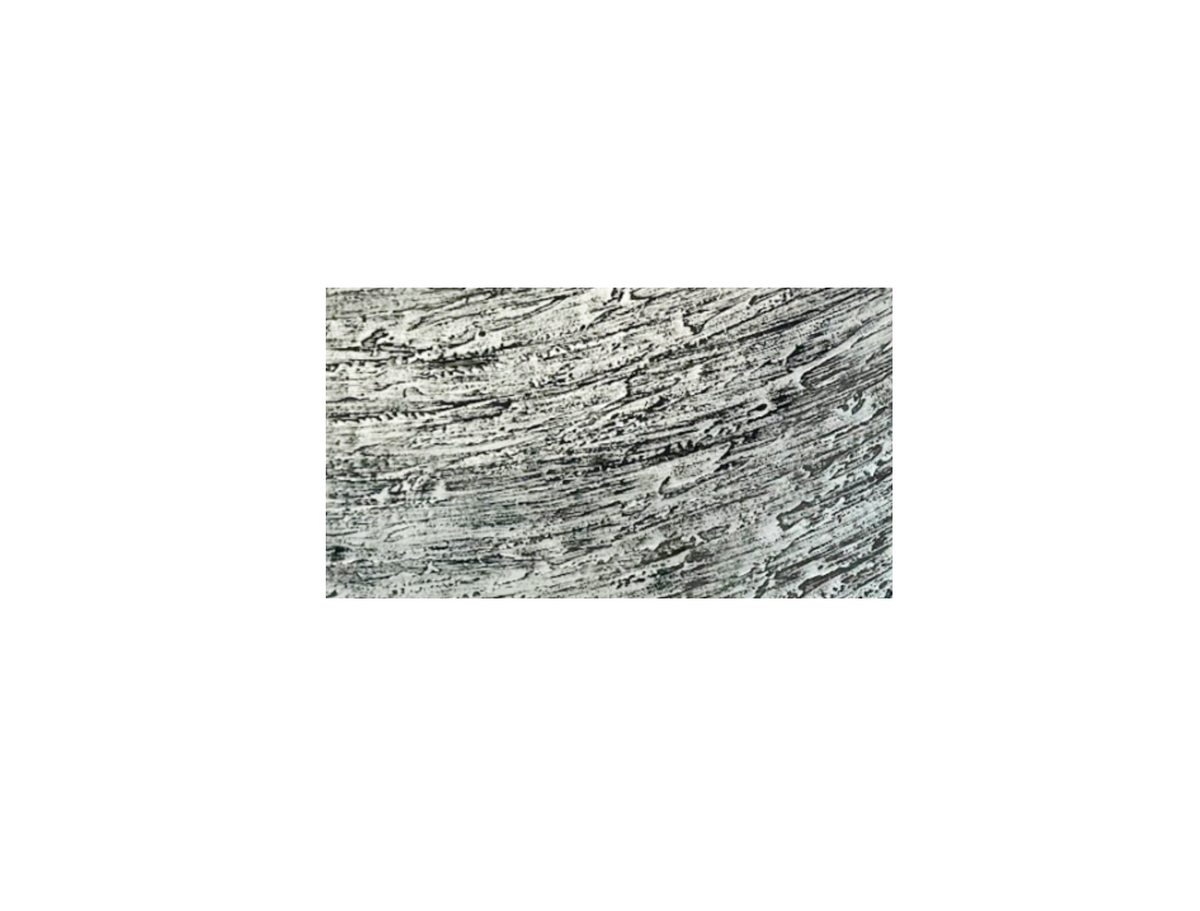 SATURN GREY 485*360*120 Silvery Grey * Black Tapered Rectangle Compact Tempered Glass Countertop Vanity Basin