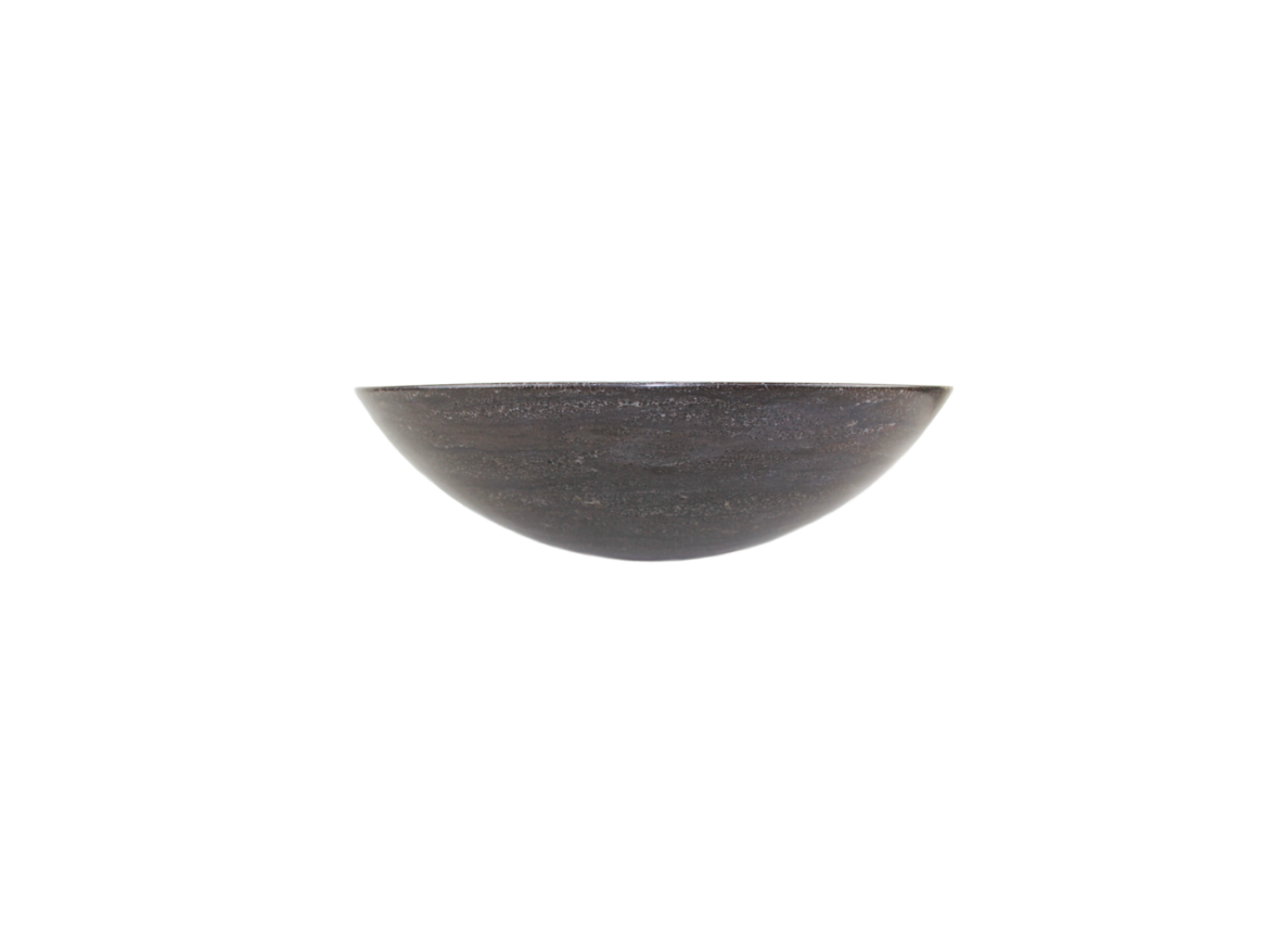 APOLLO CHARCOAL GREY 400*120 Round Matte Blue Stone Marble Countertop Vanity Basin