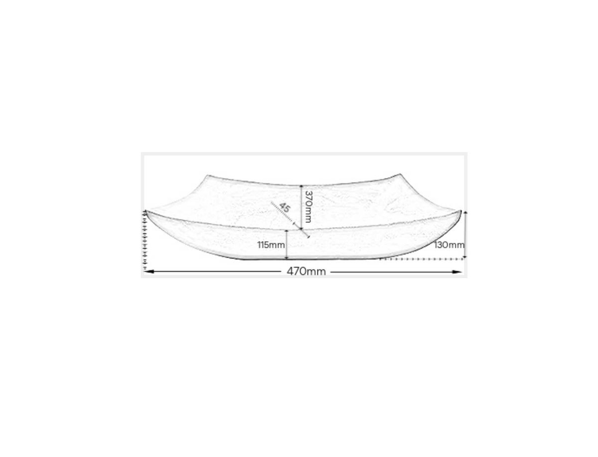 APOLLO CHARCOAL GREY 450*370*130 Rectangle Curve Matte Blue Stone Marble Countertop Vanity Basin