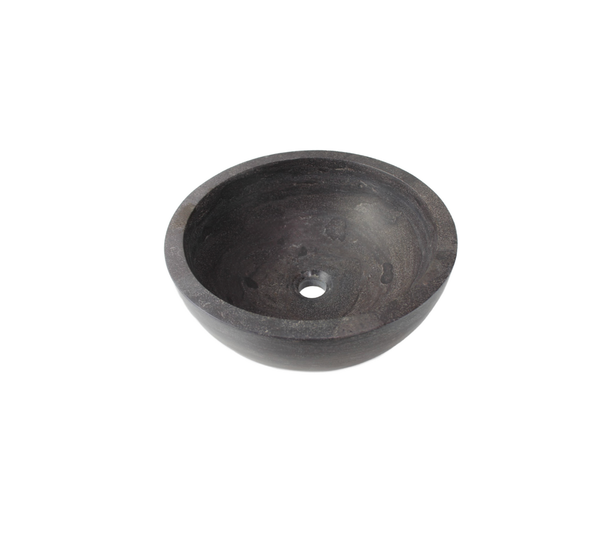 APOLLO CHARCOAL GREY (TALL THICK EDGE) 400*150 Round Matte Blue Stone Marble Countertop Vanity Basin