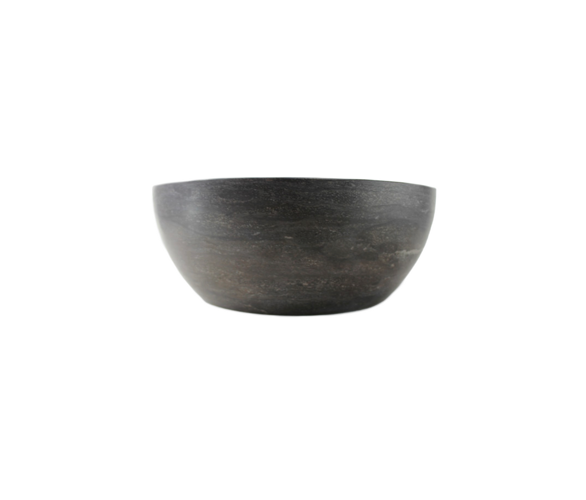 APOLLO CHARCOAL GREY (TALL THICK EDGE) 400*150 Round Matte Blue Stone Marble Countertop Vanity Basin