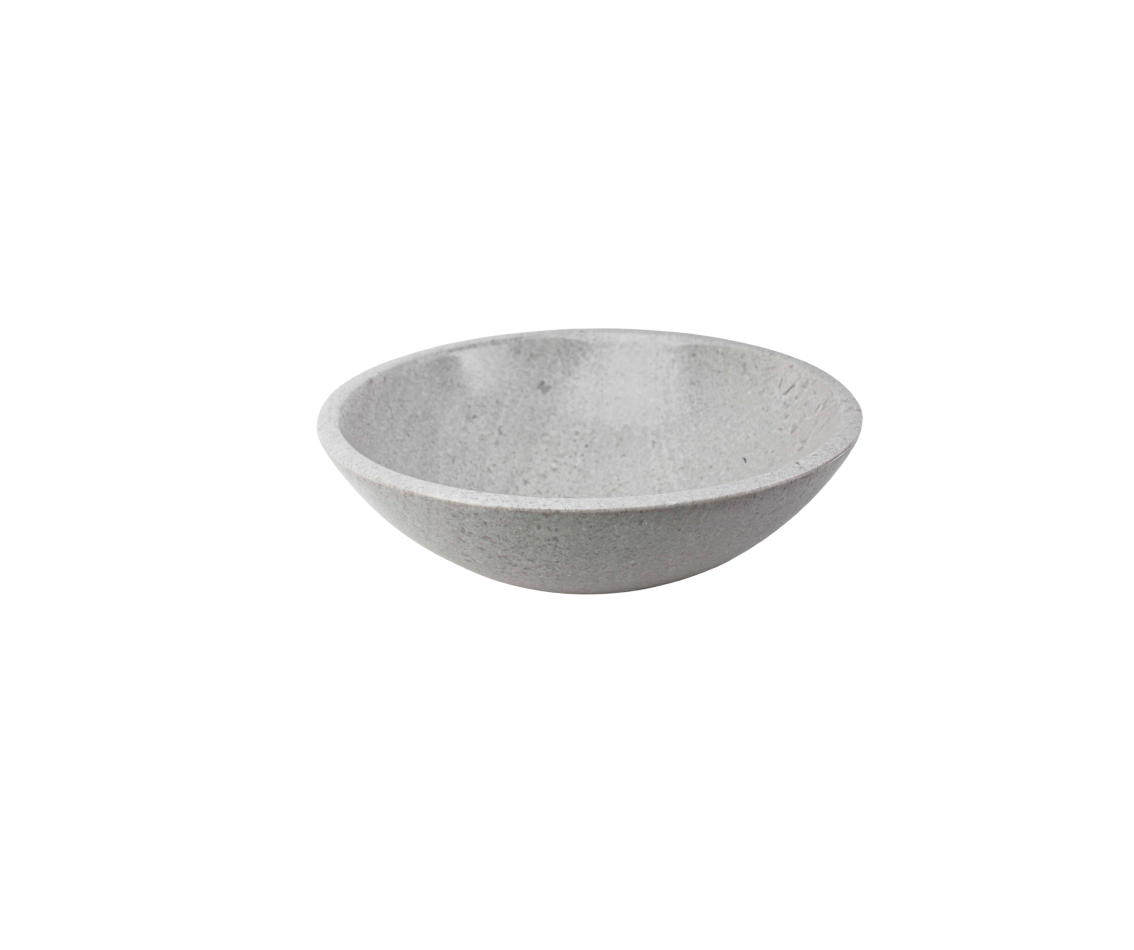 CEMENT MARBLE (GLOSS) 420*140 Grey Round Marble Countertop Vanity Basin