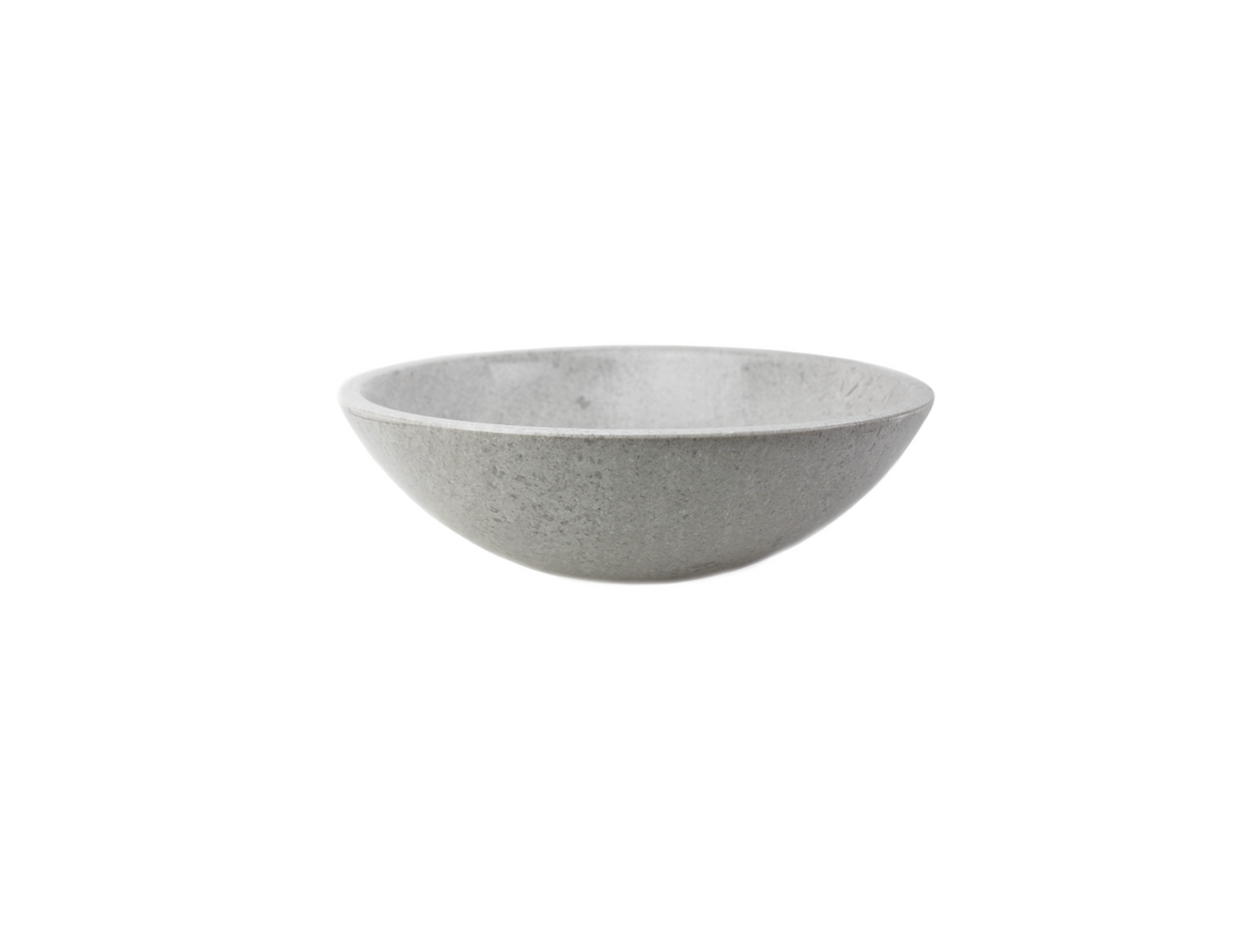 CEMENT MARBLE (GLOSS) 420*140 Grey Round Marble Countertop Vanity Basin