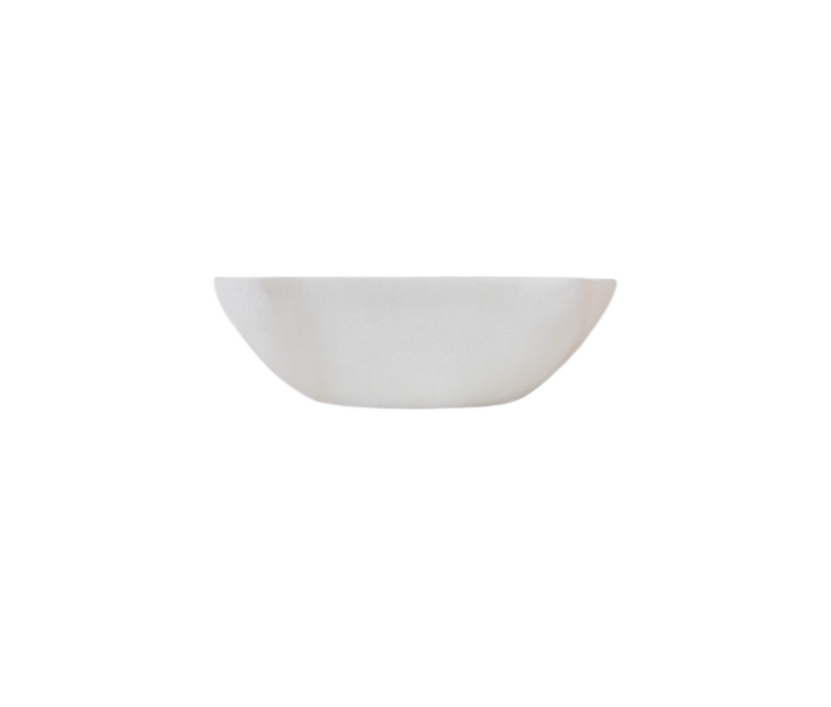 WHITE VEIN MARGOT NUGGET (COMPACT) 405*210*105 White & Grey Vein Oval Marble Countertop Vanity Basin