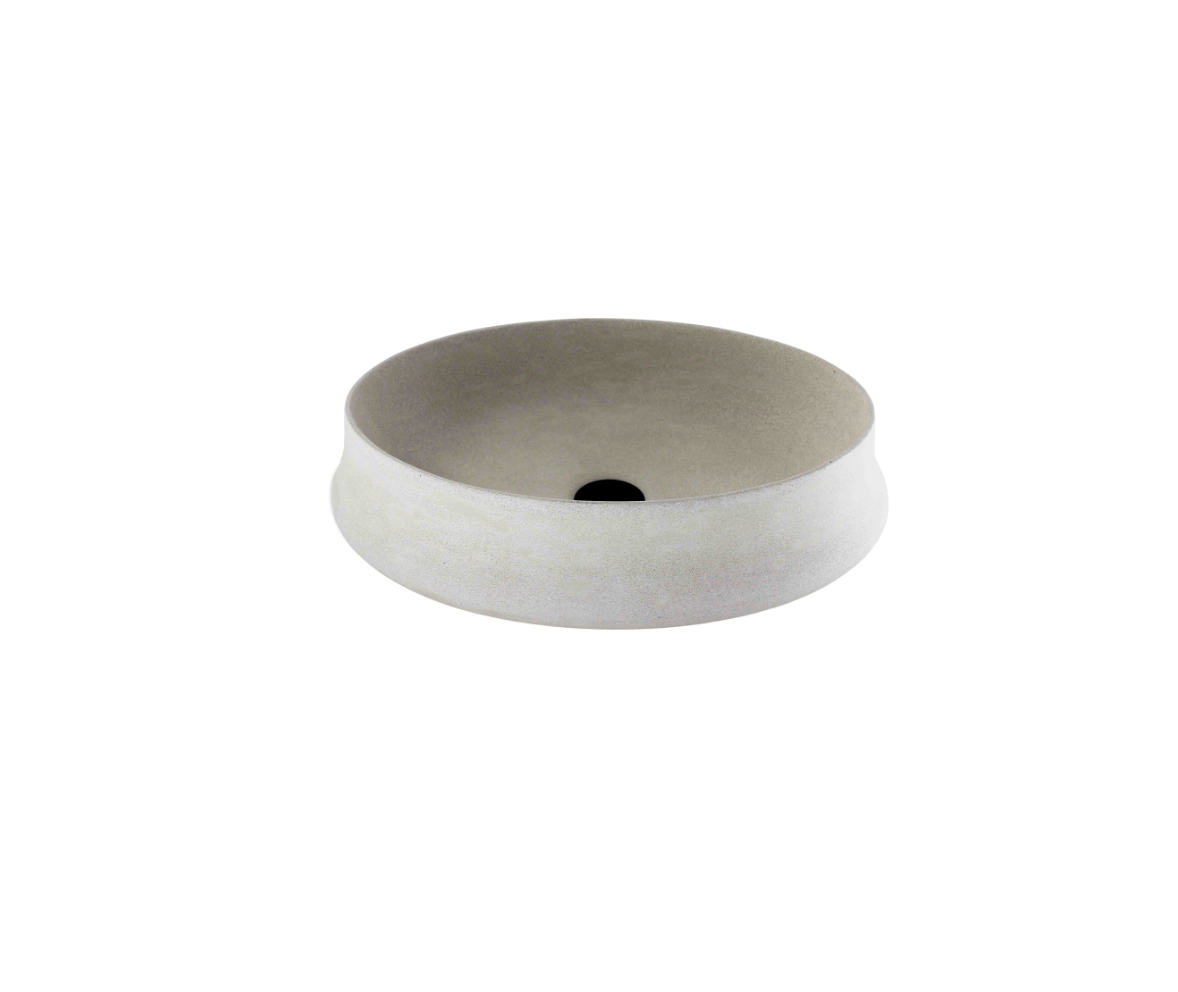 510x365x135 Kheub Terrazzo Oval Matte Natural Countertop Vanity Basin