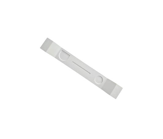 860x125x42 KHEUB Designer Hand Crafted Pure White Seamless Bath Caddy Reconstituted Stone