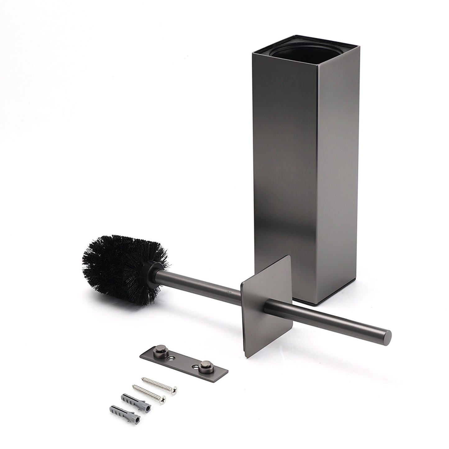 OXFORD Square    Wall Toilet Brush with Holder - Available in 5 colours
