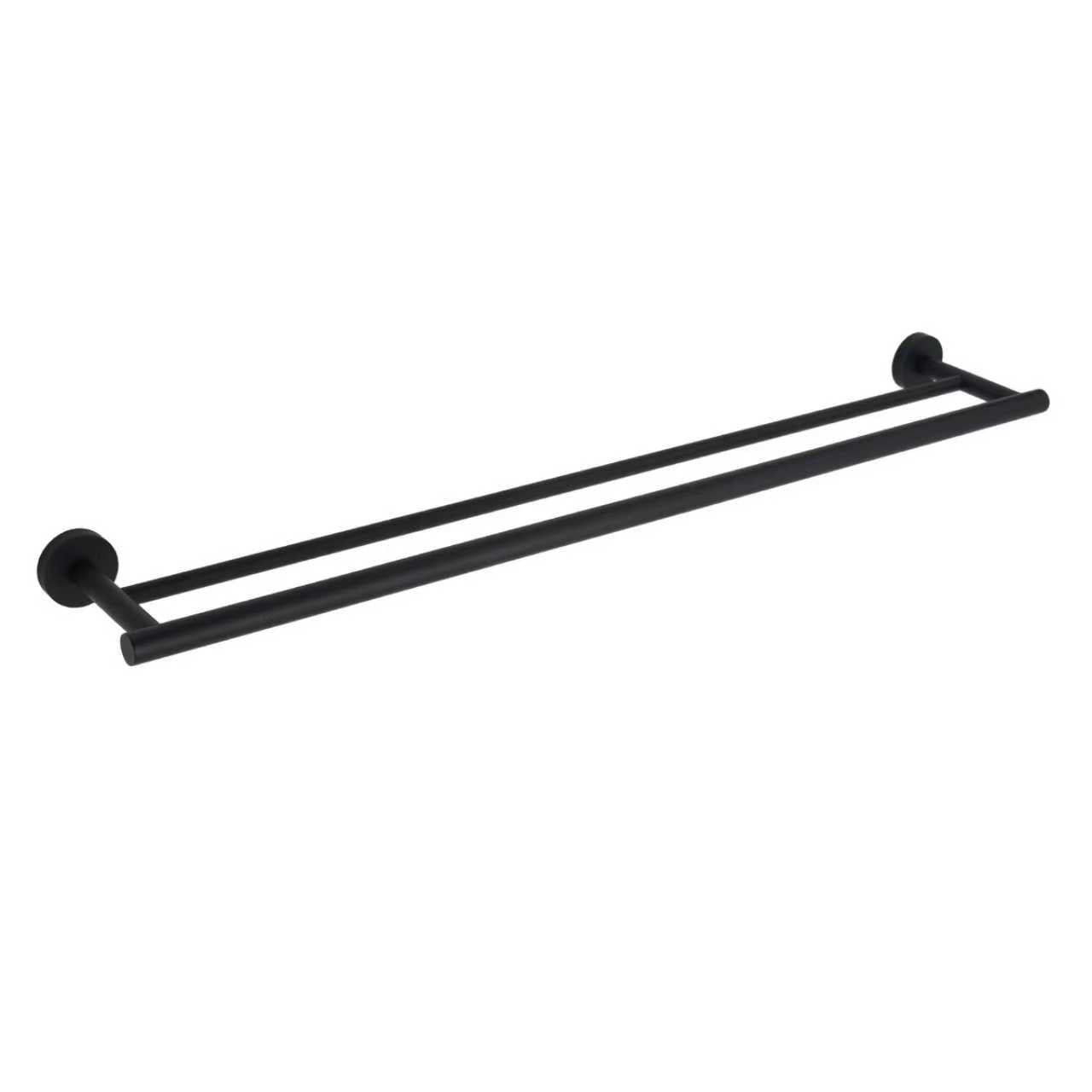 MAYNE 750mm Round Double Towel Rail - Available in 5 colours