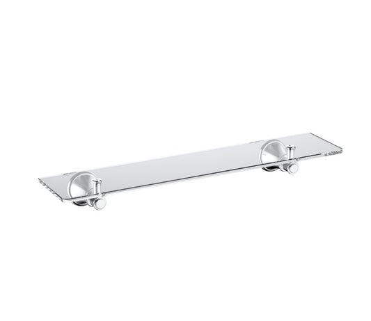 SOVEREIGN II - Victorian   500mm Glass Shelf * Brass Construction* Available in 4 colours