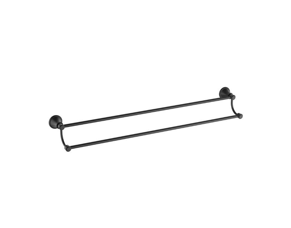 SOVEREIGN II - Victorian   800mm Double Towel Rail * Brass Construction* Available in 4 colours