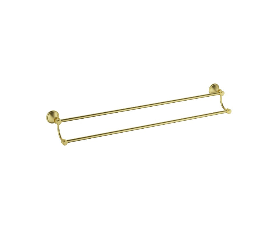 SOVEREIGN II - Victorian   800mm Double Towel Rail * Brass Construction* Available in 4 colours