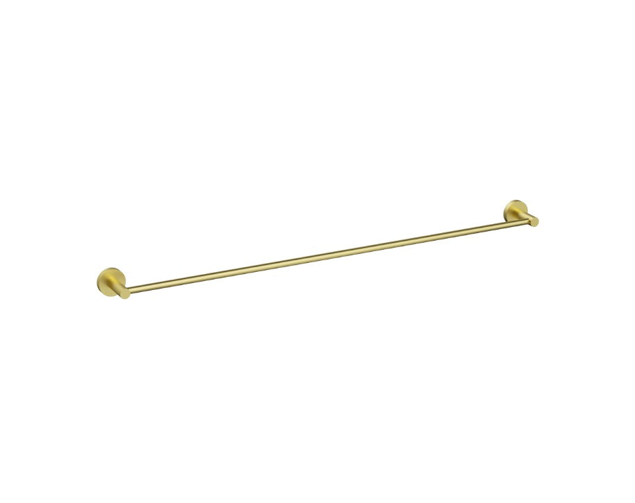 Nouveau Round Slimline Single Towel Rail 900mm - Available in 6 colours