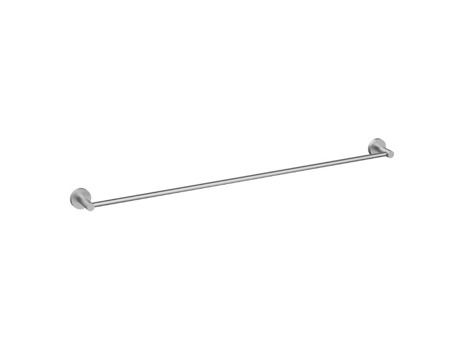 Nouveau Round Slimline Single Towel Rail 900mm - Available in 6 colours