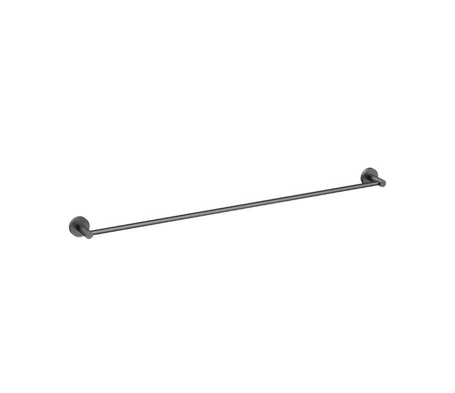 Nouveau Round Slimline Single Towel Rail 900mm - Available in 6 colours