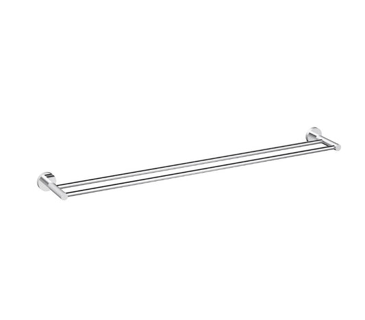 Nouveau Round Slimline Double Towel Rail 900mm - Available in 6 colours