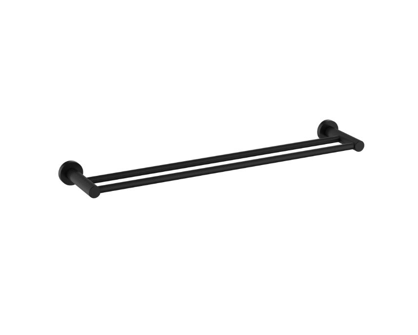Luxe 800mm Double Towel Rail - Available in 4 colours