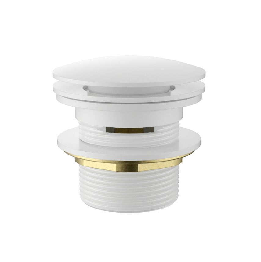 40mm Bath Pop-Up Plug With Removable Waste Overflow - Available in 7 colours