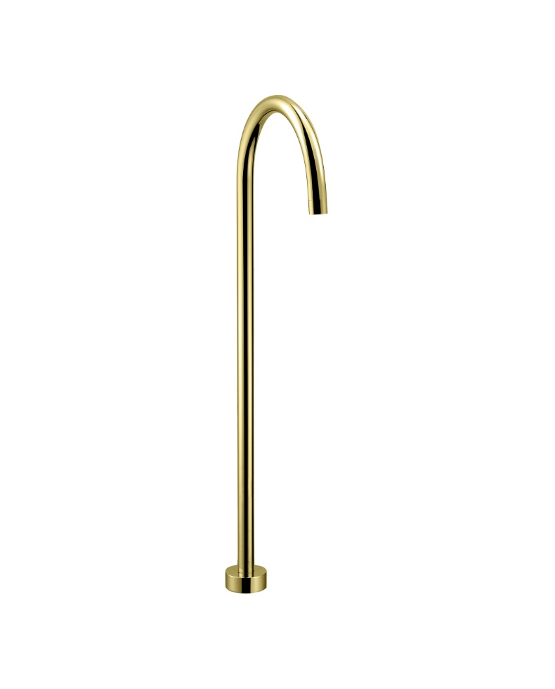 Nouveau Floor Mounted Bath Spout - Available in 6 Colours