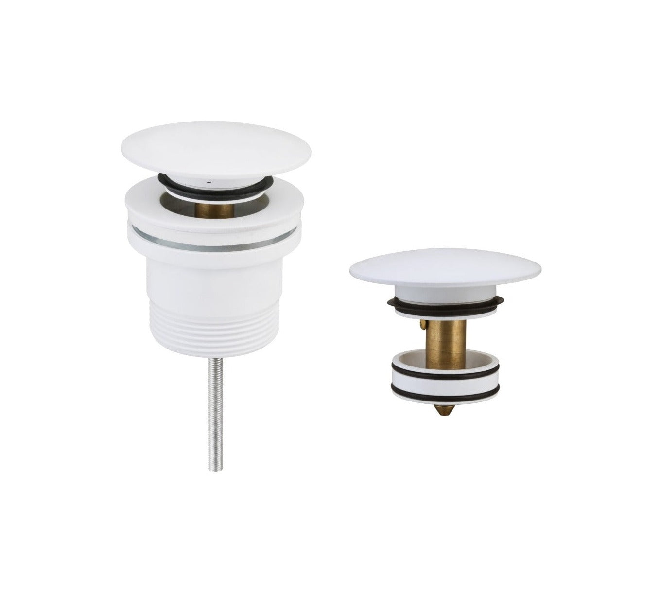 32mm BASIN - Universal Pop Up Waste  - Available in 8 colours - Center Body Pull out