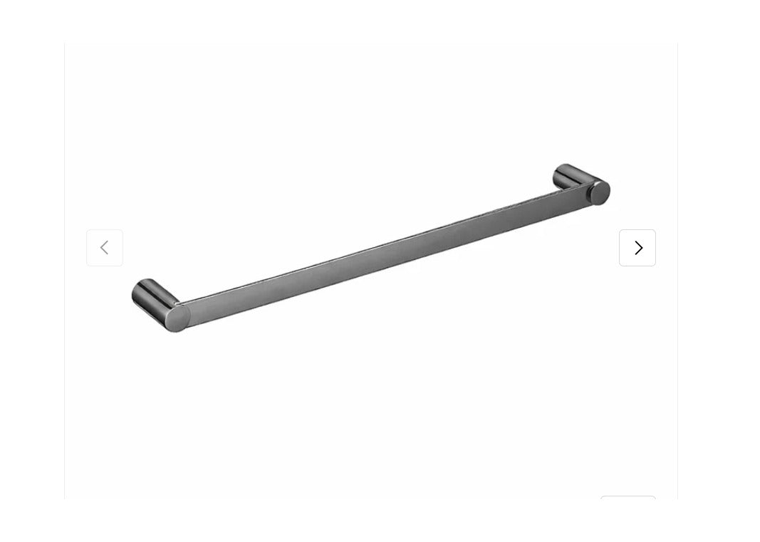 VIVO Single towel Rail 600mm - Available in 6 colours