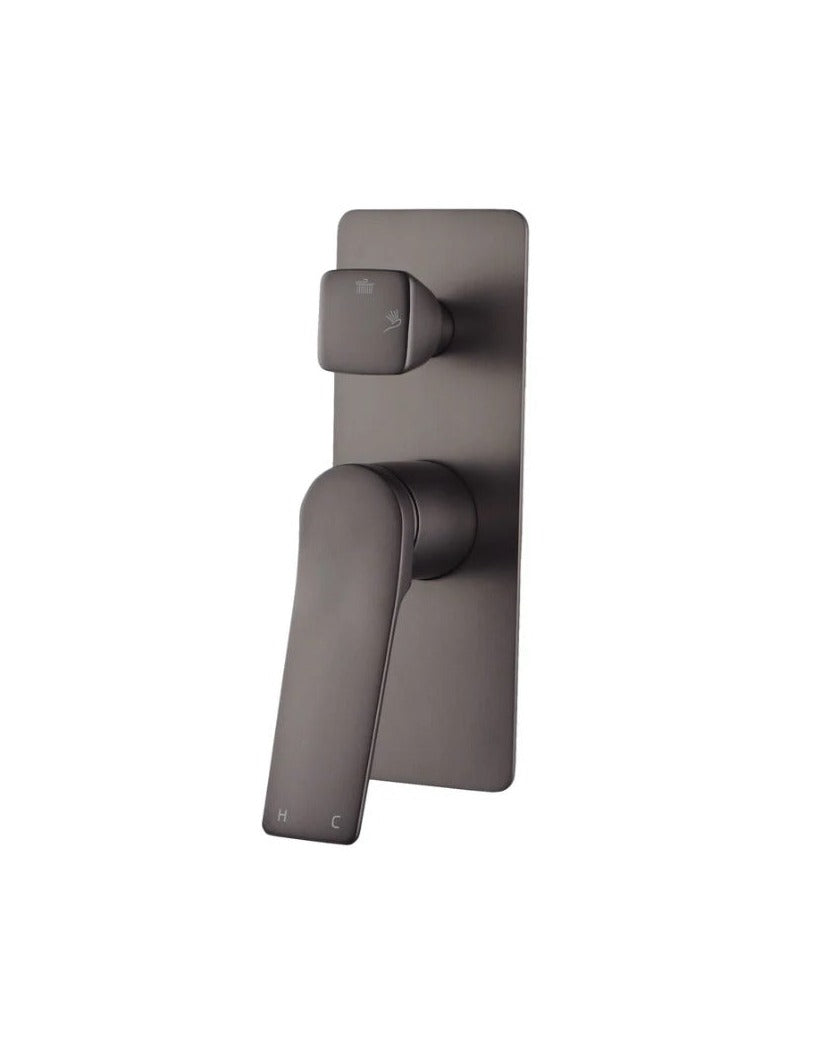 Rush Wall Divertor Mixer - Available in 4 colours