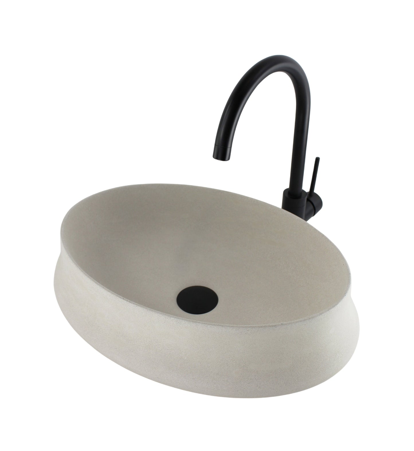 Kheub Terrazzo Oval Matte Natural