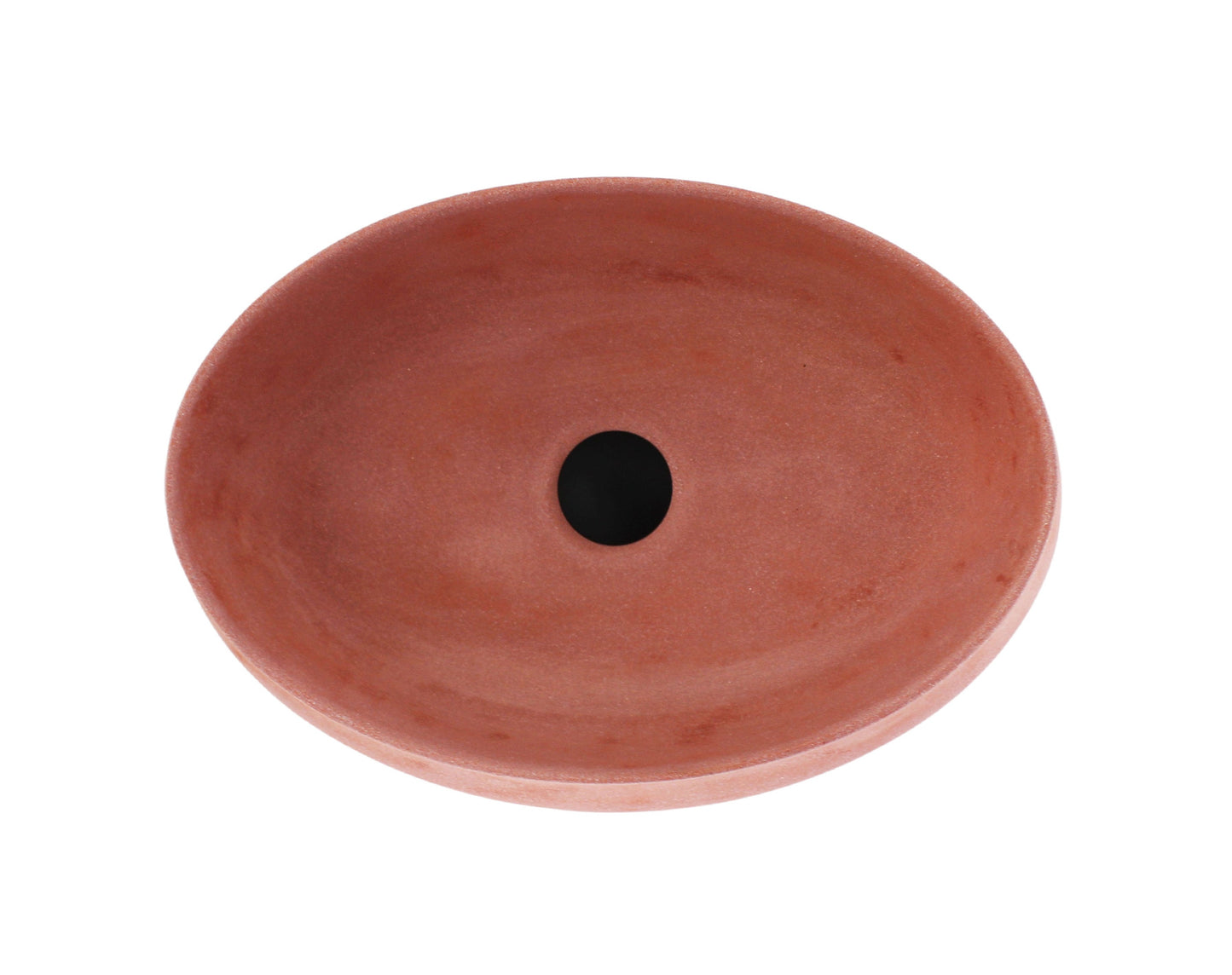 Kheub Terrazzo Oval Matte Blush Pink