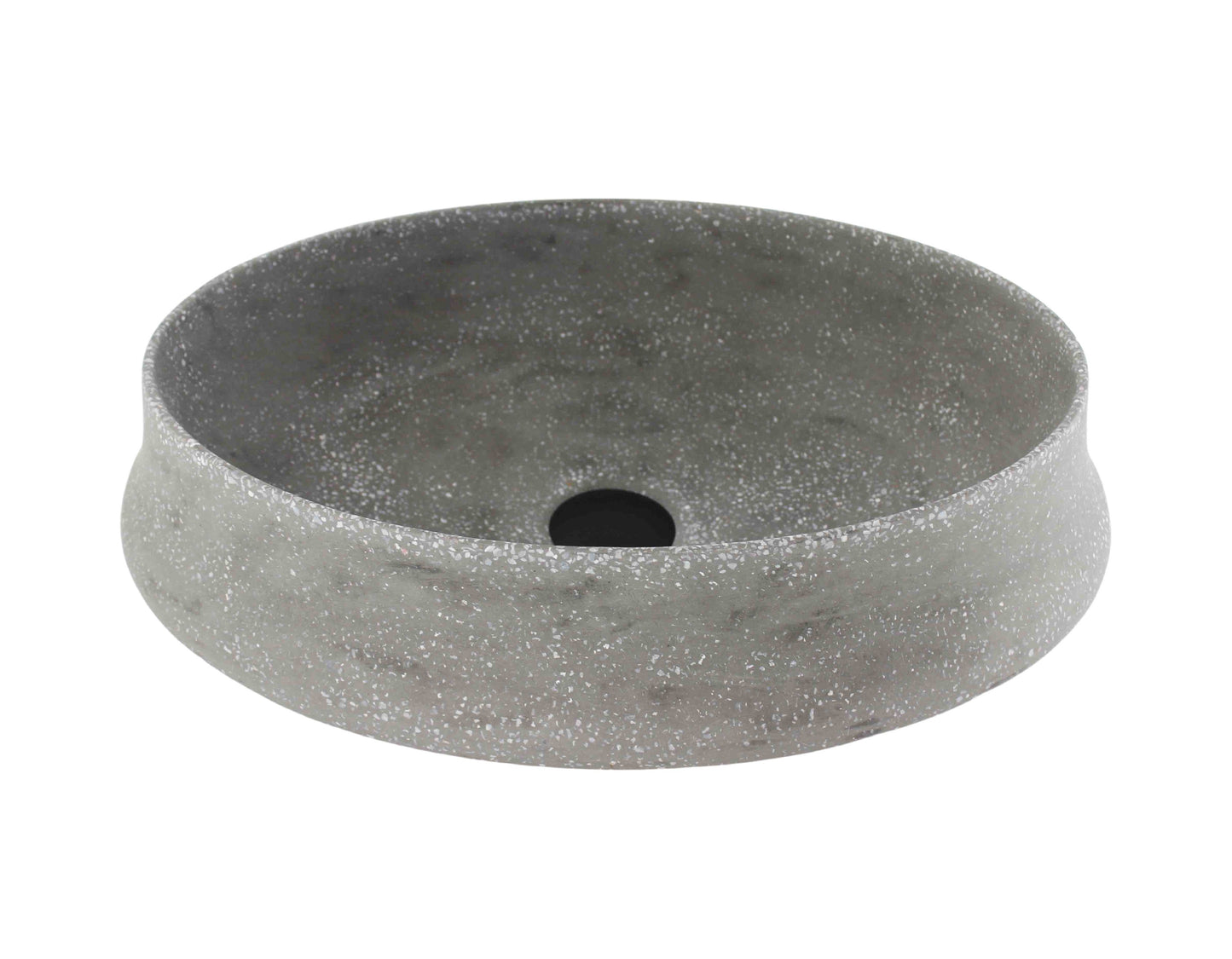 Kheub Terrazzo Oval Matte Stone Grey