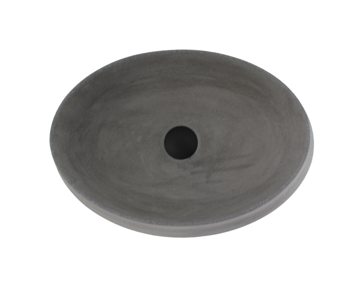 Kheub Terrazzo Oval Matte Smooth Grey