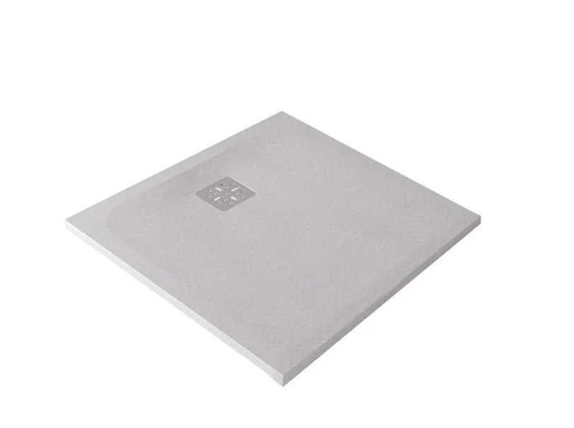 1200 x 1200 Pietra Shower Floor Rear Waste - Available in 4 colours